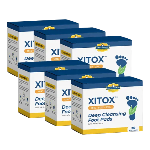 xitox deep cleansing foot pads